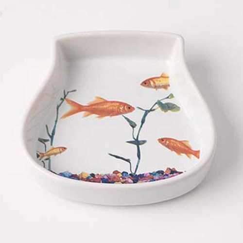 In the Tank Cat Saucer - Fish Bowl