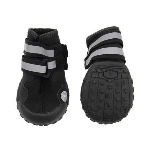 Trail Trackers Dog Boots by Doggles - Black with Reflective Trim