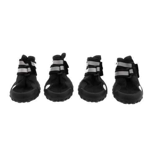 Trail Trackers Dog Boots by Doggles - Black with Reflective Trim