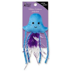 Savvy Tabby Glitter Critters Cat Toy - Jellyfish