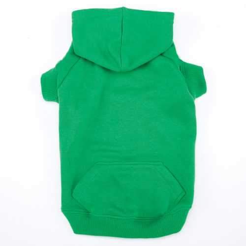 Casual Canine Basic Dog Hoodie - Green