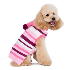 Uneven Stripes Sweater by Dogo - Pink