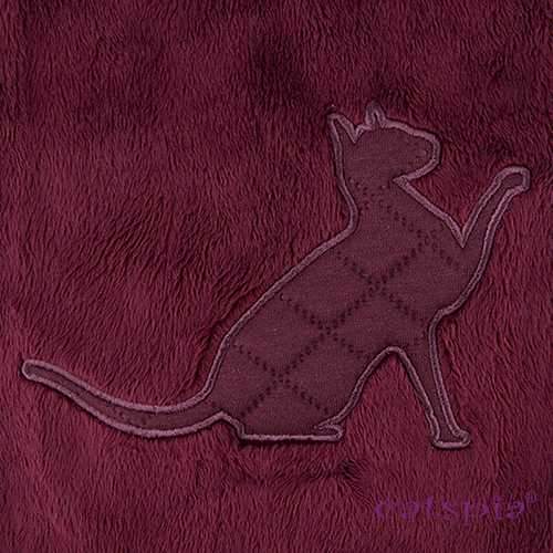 Castor Cat Sweater by Catspia - Wine