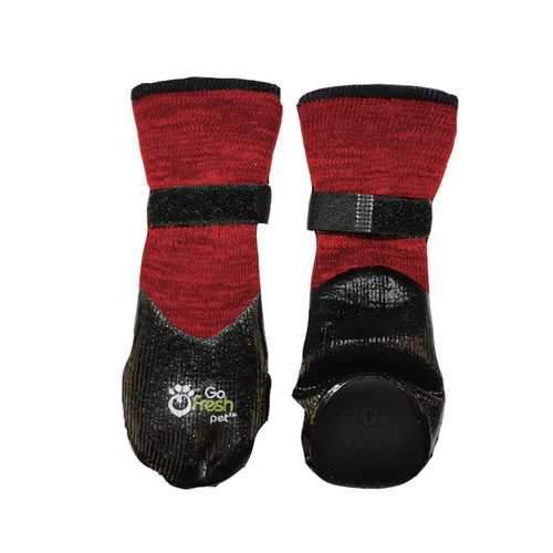GF Pet All Terrain Dog Booteez - Scarlet Red