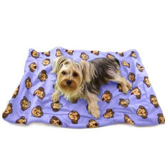Silly Monkey Ultra-Plush Dog Blanket by Klippo - Lavender
