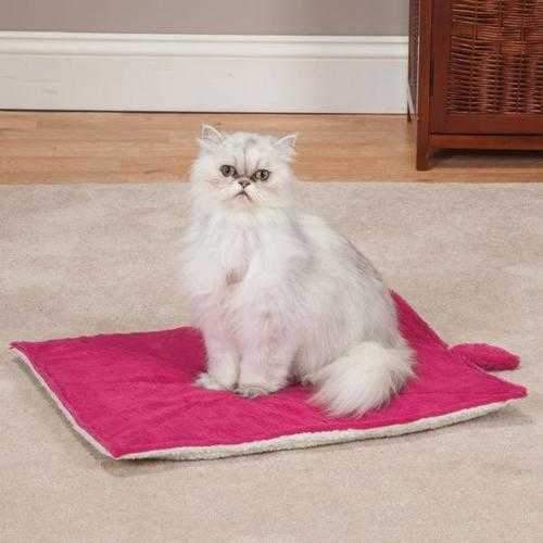 Meow Town Thermal Cat Mat - Fuchsia