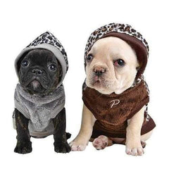 Leonard Hooded Dog Shirt By Puppia - Black