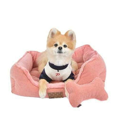 Presley Dog Bed By Puppia - Peach