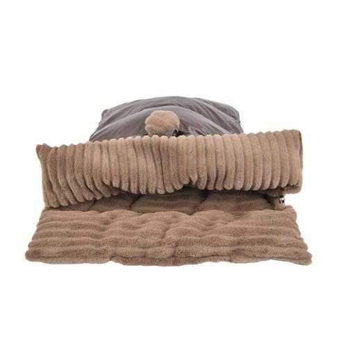 Northstar Dog Sleeping Bag By Puppia Life - Brown