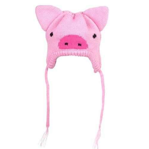 Worthy Dog Pig Dog Hat - Pink
