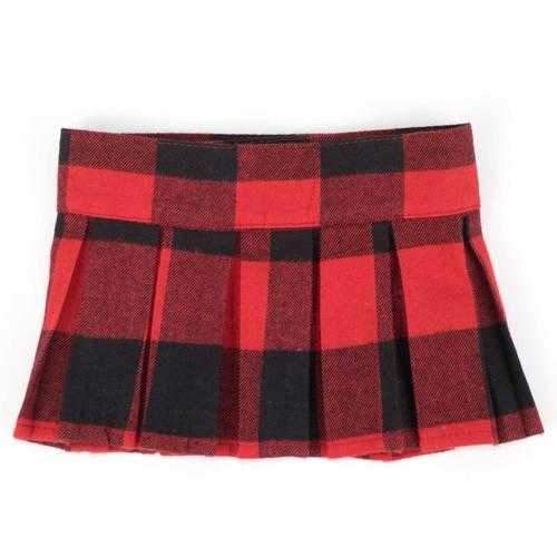 Worthy Dog Buffalo Plaid Dog Skirt