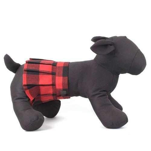 Worthy Dog Buffalo Plaid Dog Skirt