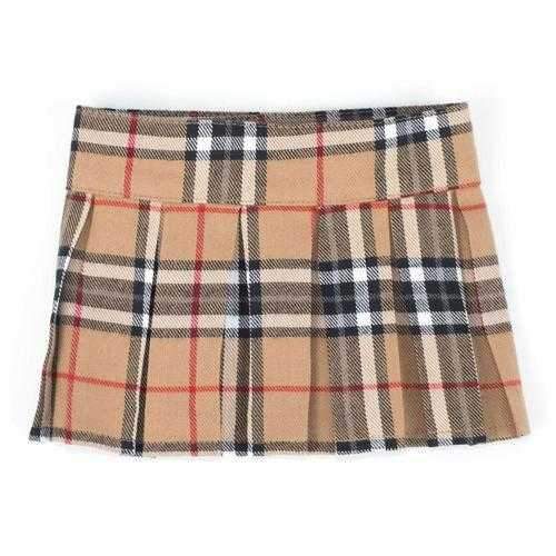 Worthy Dog Tan Plaid Dog Skirt