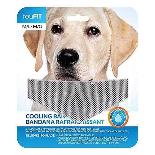 FouFIT Dog Cooling Bandana - Grey
