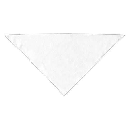 Plain Dog Bandana - White
