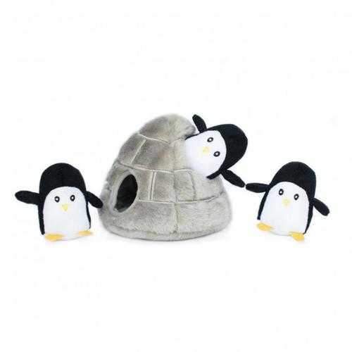 ZippyPaws Burrow Dog Toy - Penguin Cave