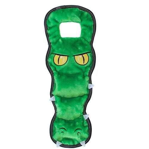 Invincibles Tough Seamz Dog Toy - Croc Tug