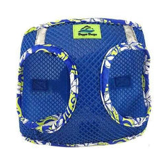 American River Hawaiian Trim Choke-Free Dog Harness by Doggie Design - Cobalt Blue