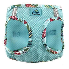 American River Hawaiian Trim Choke-Free Dog Harness by Doggie Design - Aruba Blue