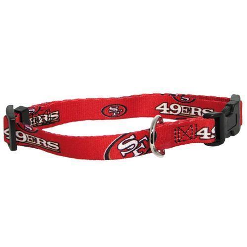 San Francisco 49ers Football Printed Dog Collar - Red