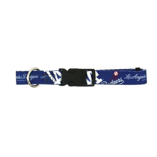 Los Angeles Dodgers Baseball Printed Dog Collar - Blue