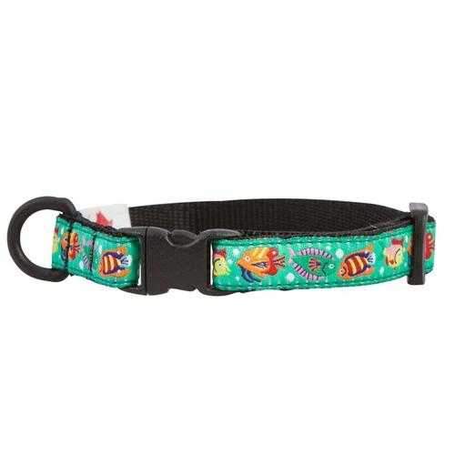 Kitty Breakaway Cat Collar - Tropical Fish