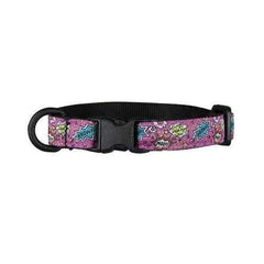 Kitty Breakaway Cat Collar - Pink Comic Sounds