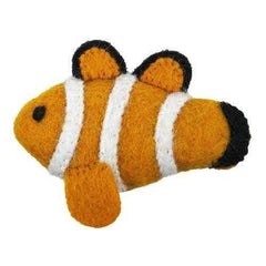 Wooly Wonkz Under The Sea Cat Toy - Clown Fish