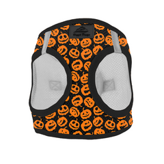 American River Choke Free Dog Harness Holiday Line - Halloween Jack-o-Lanterns
