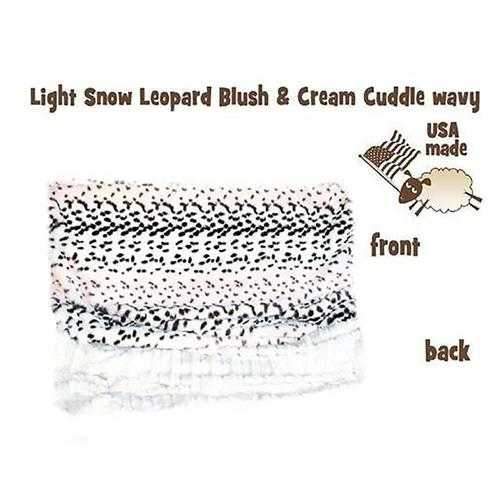 Big Baby Dog Blanket - Light Snow Leopard