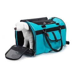 Prefer Pets Hideaway Duffel Dog Carrier - Aqua