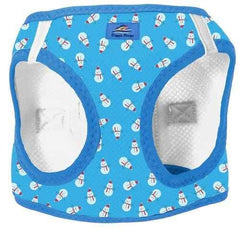 American River Choke Free Dog Harness Holiday Line - Snowman