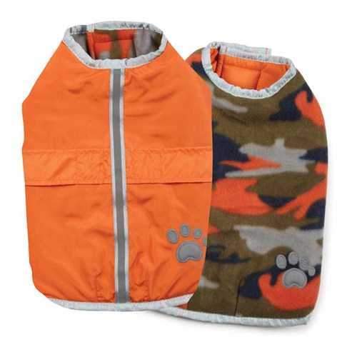 Nor'easter Dog Blanket Coat - Orange
