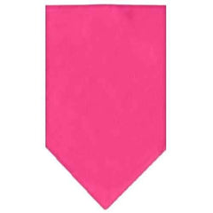 Plain Dog Bandana - Bright Pink