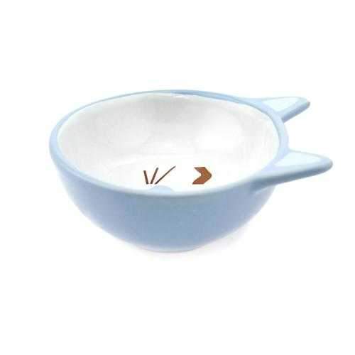Sleepy Kitty Blue Cat Bowl