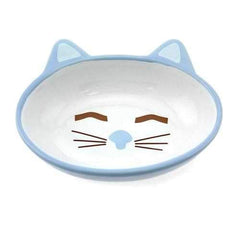 Sleepy Kitty Blue Cat Bowl