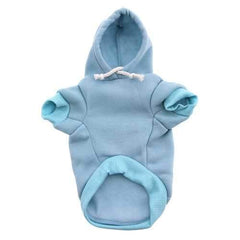 Plain Dog Hoodie - Baby Blue