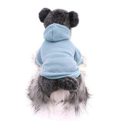 Plain Dog Hoodie - Baby Blue