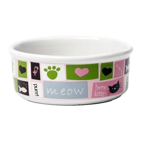 Meow Flair Cat Bowl - Pink