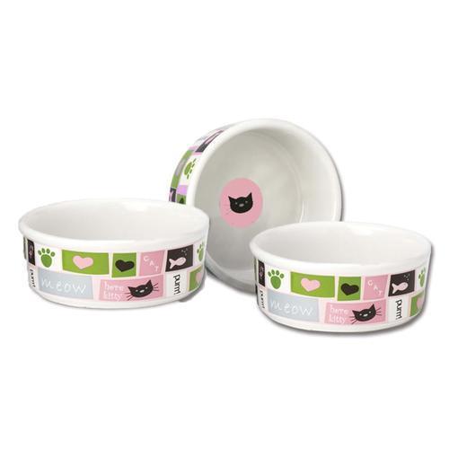 Meow Flair Cat Bowl - Pink