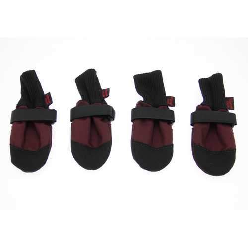 Muttluks Woof Walkers Dog Boots - Burgundy