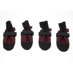 Muttluks Woof Walkers Dog Boots - Burgundy