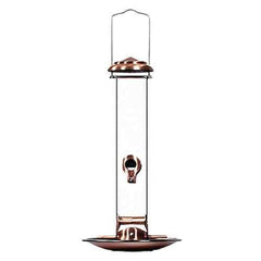 Tube Feeder With Tray And Dual Ports