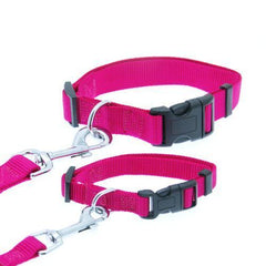 Barking Basics Dog Collar - Dark Pink