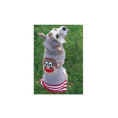 Handmade Wool Monkey Dog Hoodie with Ears