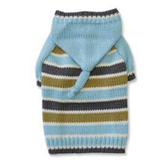 Stripe Hoodie Sweater by Dogo - Blue