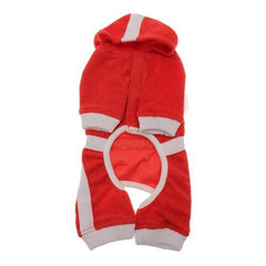 PuppyPAWer Terry Hoody Jumper by Dogo - Red