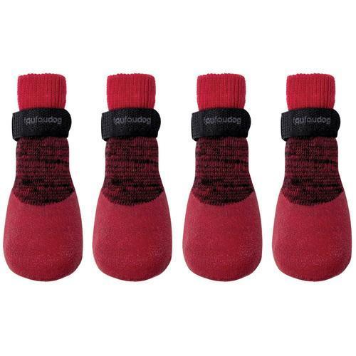 FouFou Rubber Dipped Dog Socks - Red