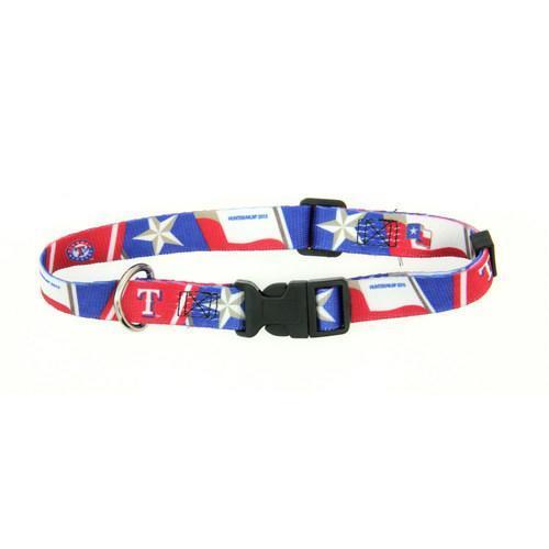 Texas Rangers MLB Dog Collar