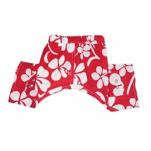Okinawa Dog Swim Trunks - Red